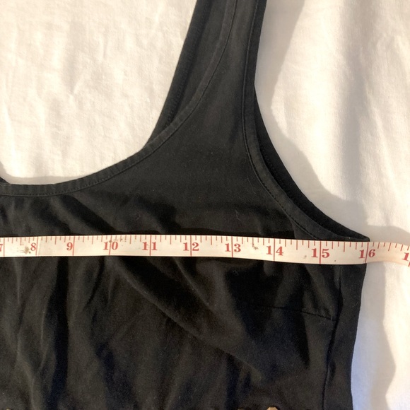 2B Black Studded Women's Crop Top size M - Picture 5 of 6